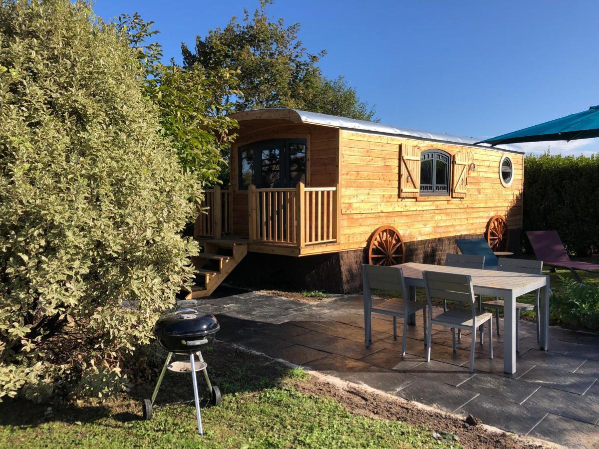 Roulotte Gites O Bien-Etre Massage Spa Sejour Bien-Etre En Hebergement Insolite Roulotte Karantez Ou En Gites Melon Ou Yock A 800 M Des Plages Maison D'Hote Drogou Porspoder Exteriér fotografie
